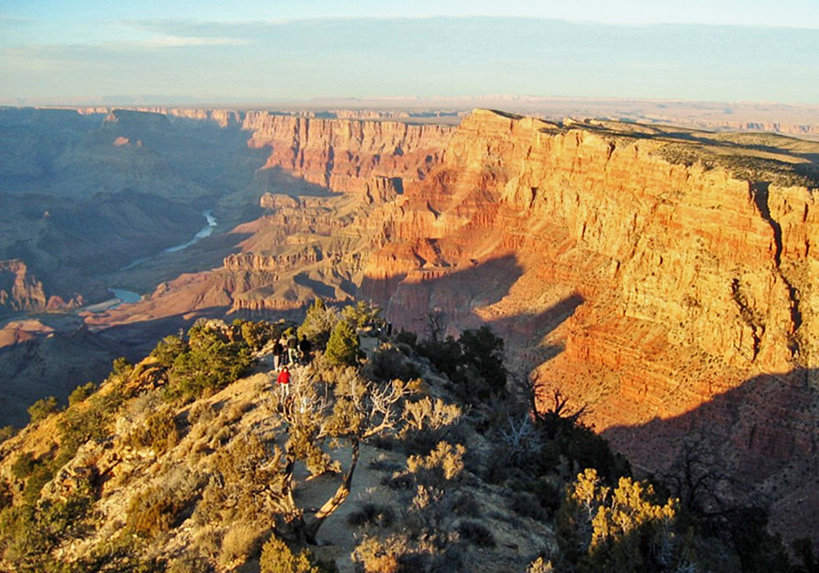 동쪽 그랜드 캐니언의 일몰
