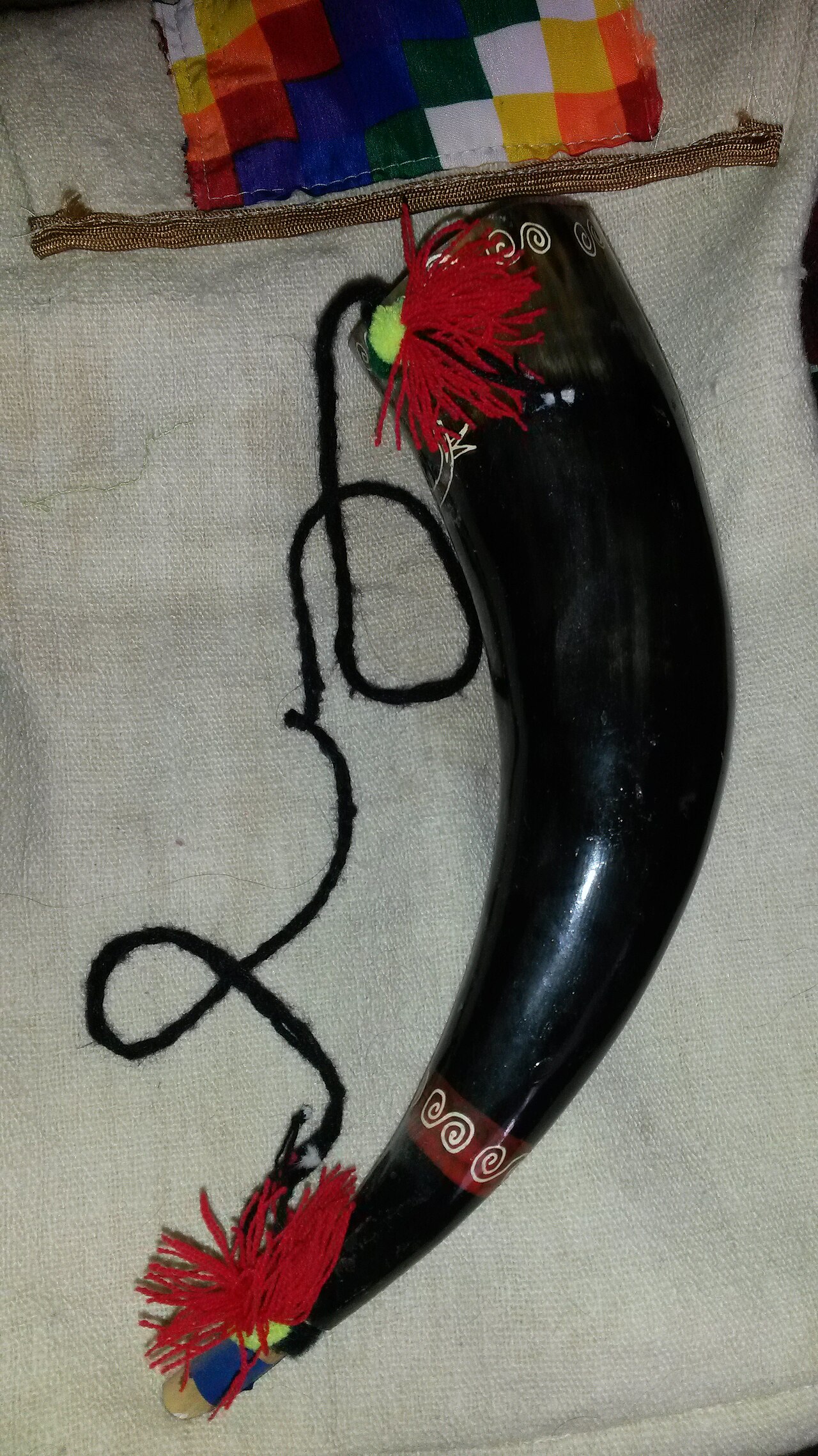 차빈 유적의 돌 회랑 내부